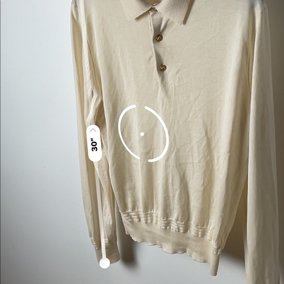 VINTAGE 70’s Cream Pull Over Sweater - Picture 9 of 9